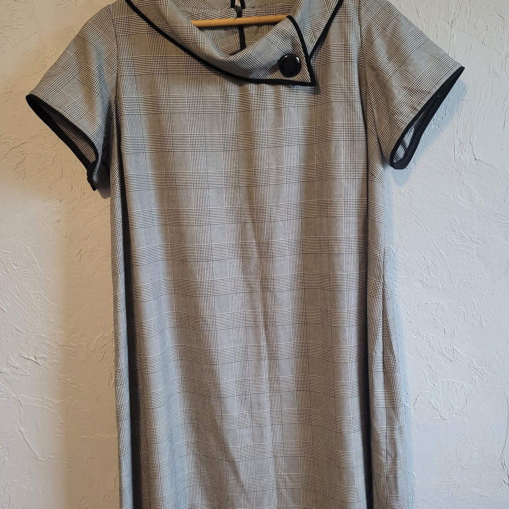 Jessica Howard Gray Dress 60s Style